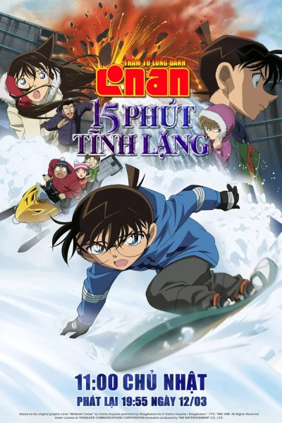 Conan Movie 15 : 15 Phút Tĩnh Lặng - Detective Conan: Quarter of Silence (2011)