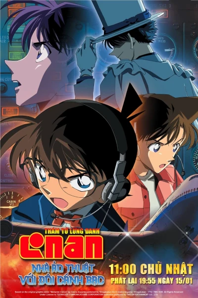 Conan Movie 8: Nhà Ảo Thuật Với Đôi Cánh Bạc